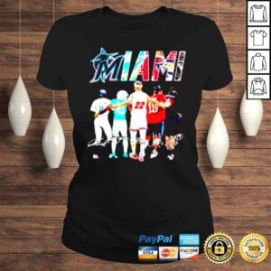 ClassicLadies Miami Team Sports Players signatures shirt