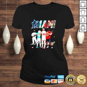 ClassicLadies Miami sport teams best players signatures shirt