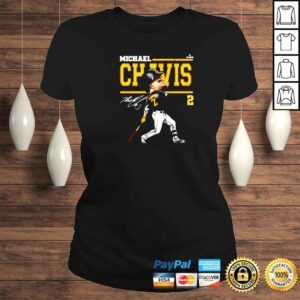 ClassicLadies Michael Chavis Pittsburgh Cartoon Baseball Signatures Shirt