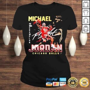 ClassicLadies Michael Jordan Chicago Bulls 6x NBA Champions signature shirt