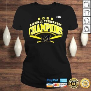 ClassicLadies Michigan Wolverines 2022 Baseball Tournament Champions B1G Shirt