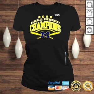 ClassicLadies Michigan Wolverines 2022 Big 10 Baseball Champions Shirt