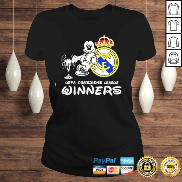 Mickey Mouse Disney Lover Real Madrid Champion League Winner Shirt - Image 3