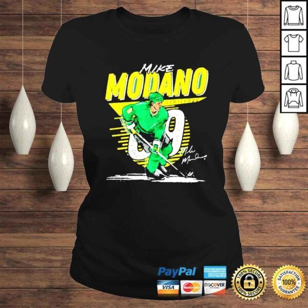 Mike Modano Minnesota North Stars Comet Signature shirt - Image 3