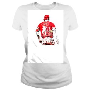 ClassicLadies Mike Trout Los Angeles 27 baseball art shirt