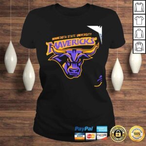 ClassicLadies Minnesota State University Mavericks Mankato Champion logo shirt