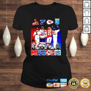 ClassicLadies Missouri Sports Yadier Molina Ryan Oreilly Patrick Mahomes Salvador Perez Signatures shirt