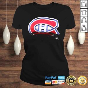 ClassicLadies Montreal Canadiens Fanatics Branded Personalized Midnight Mascot Logo TShirt