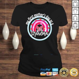 ClassicLadies Mothers Day 2022 Womens My First Mothers Day As A Grandma Shirt