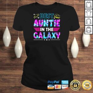 ClassicLadies Mothers Day Best Auntie In The Awesome Galaxy Shirt