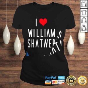 ClassicLadies Mr Fancy Pants I love William Shatner shirt