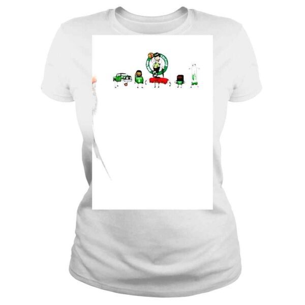 NBA Finals Playoff Paint The Boston Celtics Shirt - Image 3