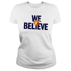 ClassicLadies NBA golden state warriors we believe shirt