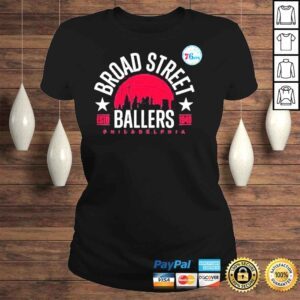 ClassicLadies NBA philadelphia 76ers broad street ballers 2022 shirt