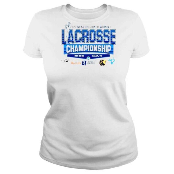 NCAA Division III Lacrosse Championship May 2829 Salem VA 2022 Shirt - Image 3