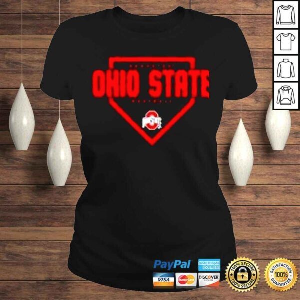 NCAA Ohio State Buckeyes 2022 Baseball Plate Performance shirt - Image 3