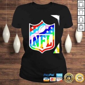 ClassicLadies NFL Shield LGBT Pride logo shirt