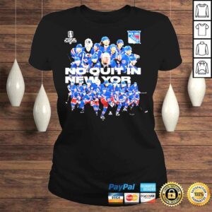 ClassicLadies NY Rangers New York No Quit Unisex Tee Shirt