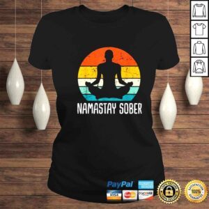 ClassicLadies Namastay Sober Recovery Support Sobriety NA AA TShirt