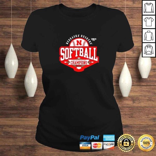 Nebraska Huskers Softball Tournament Champions 2022 TShirt - Image 3