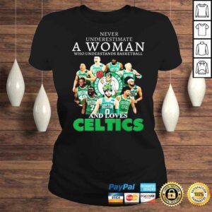 ClassicLadies Never underestimate a woman who understands basketball and loves Boston Celtics shirt