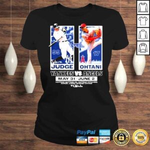 ClassicLadies New York Yankees Aaron Judge Vs Los Angeles Angels Shohei Ohtani Shirt