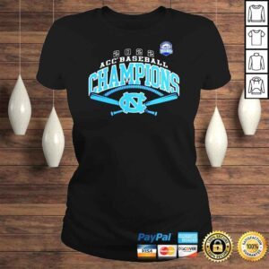 ClassicLadies North Carolina Tar Heels 2022 ACC Baseball Conference Tournament Champions Tshirt