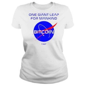 ClassicLadies One Giant Leap For Mankind Bitcoin shirt