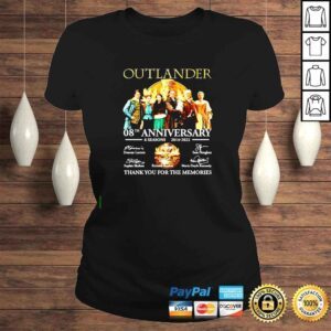 ClassicLadies Outlander 08th anniversary 6 seasons 2014 2022 shirt