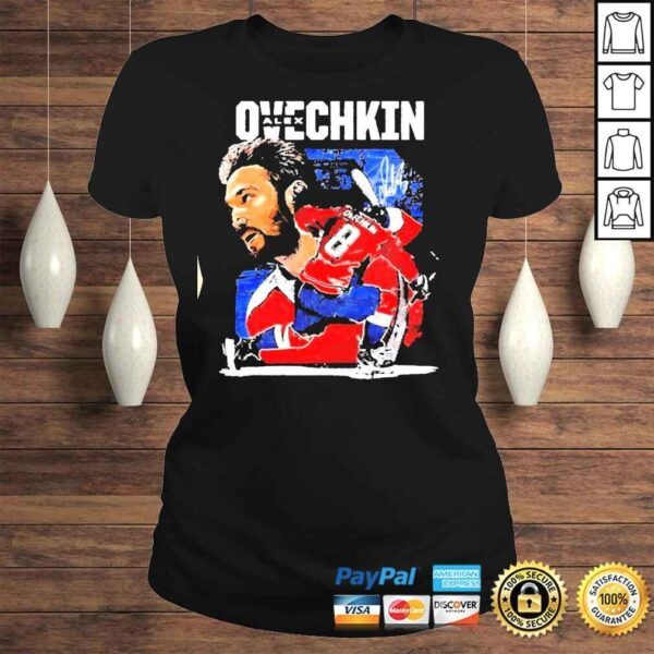 Ovechkin for Washington capitals fans signatures Tshirt - Image 3