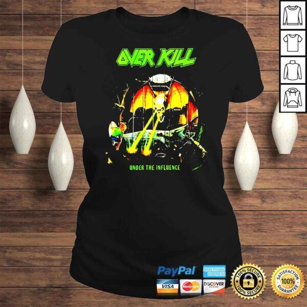 Overkill band under the influence shirt - Image 3