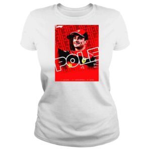 ClassicLadies POLE For Charles Leclerc Spanish GP F1 TShirt