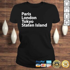 ClassicLadies Paris london tokyo staten island shirt