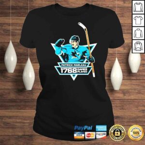 ClassicLadies Patrick Marleau 1768 games played shirt