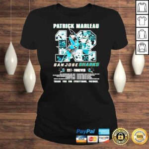 ClassicLadies Patrick Marleau San Jose Sharks 1997 forever thank you for everything Patrick shirt