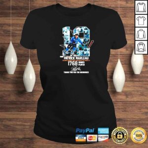 ClassicLadies Patrick Marleau San Jose Sharks signature thank you for the memories shirt