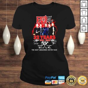 ClassicLadies Pearl Jam 32 Years 1990 2022 The Best Memories Never Fade shirt