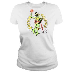 ClassicLadies Pete Blackburn Boston Celtic Leonardo Ninja Turtle Shirt