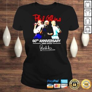 ClassicLadies Phil Collins 60th anniversary 1963 2023 signature shirt