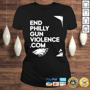 ClassicLadies Philadelphia Eagles Cheerleaders end Philly gun Violence shirt