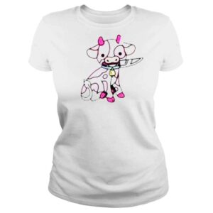 ClassicLadies Pink Cow Knife shirt