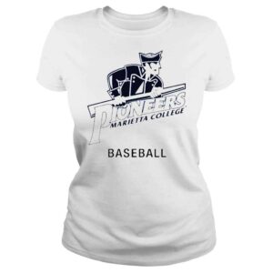 ClassicLadies Pioneers Marietta College Baseball Name Drop Shirt