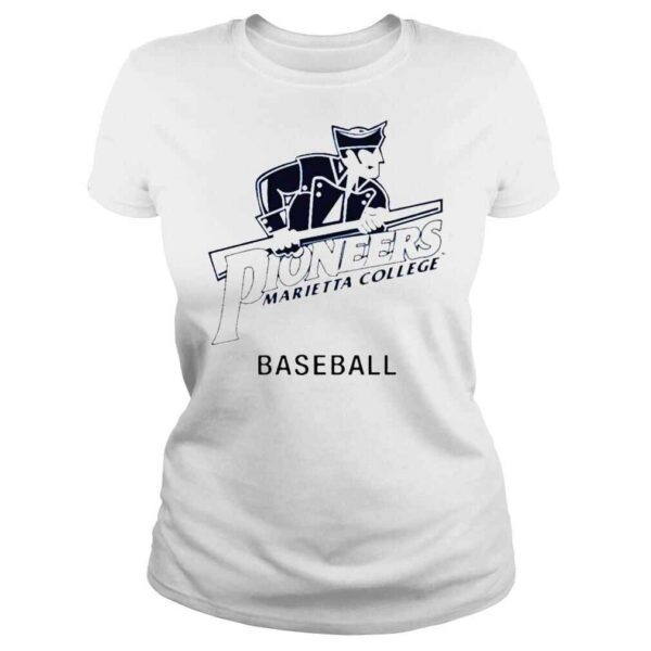 Pioneers Marietta College Baseball Name Drop Shirt - Image 3