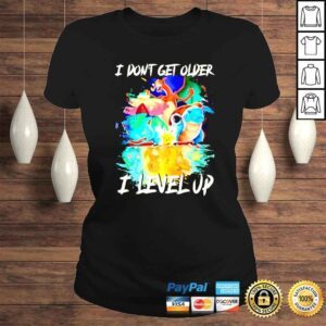 ClassicLadies Pokemon I Dont Get Older I Level Up Venusaur Charizard Blastoise shirt