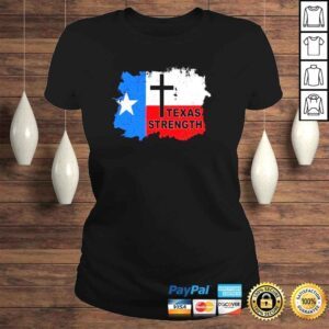 ClassicLadies Pray for Uvalde Texas Uvalde Texas Strong American Flag Cross Protest Shirt