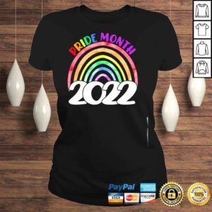 ClassicLadies Pride month 2022 lgbtq rainbow flag gay pride shirt