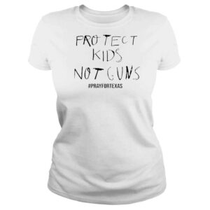 ClassicLadies Protect Kids Not Gun Pray For Uvalde Texas Uvalde Texas Strong American Flag Cross TShirt