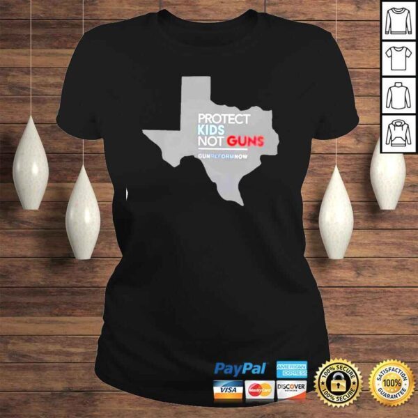 Protect Kids Not Guns Uvalde Texas Maps TShirt - Image 3