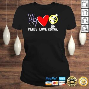 ClassicLadies Protect children not guns peace love end gun violence shirt