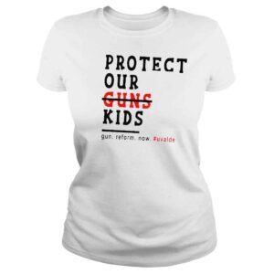 ClassicLadies Protect kids not guns not guns end gun violence shirt